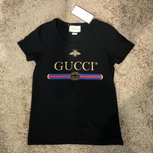 Фото Одежда Gucci T-Shirt Bee with Web Black