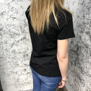 Фото Одежда Kenzo T-Shirt Flowers Logo Embroidered Black