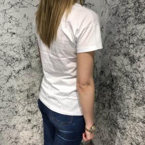 Фото Одежда Kenzo T-Shirt Flowers Logo Embroidered White