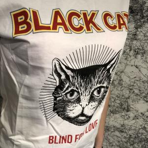 Фото Одежда Gucci T-Shirt Cat Blind For Love White