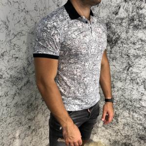 Фото Одежда Versace Polo Medusa Print White