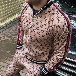 Фото Одежда Gucci Sport Suit GG Jacquard Camel