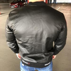 Фото Одежда Dsquared2 Sport Jacket Leather Black