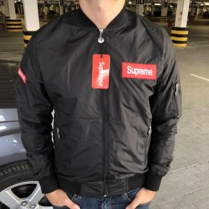 Фото Одежда Supreme Track Jacket Logo Black