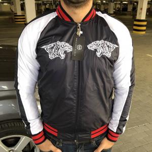 Фото Одежда Philipp Plein Twin Tigers Jacket White/Blue