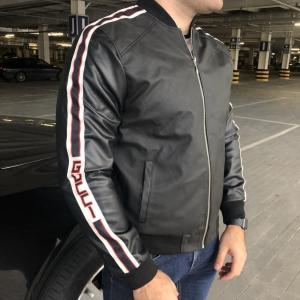 Фото Одежда Jacket Gucci Stripe With Appliqué Black