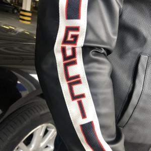 Фото Одежда Jacket Gucci Stripe With Appliqué Black