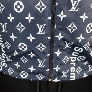 Фото Одежда Supreme x Louis Vuitton Jacquard Monogram Blue Jacket