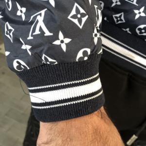 Фото Одежда Supreme x Louis Vuitton Jacquard Monogram Blue Bomber