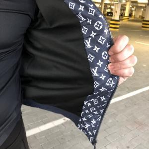 Фото Одежда Supreme x Louis Vuitton Jacquard Monogram Blue Bomber