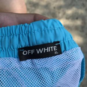 Фото Одежда Плавательные Шорты Off White With X Cross Neon Blue