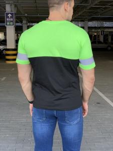 Фото Одежда Футболка Balenciaga Logo Reflective Neon Green