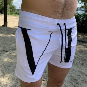 Фото Одежда Плавательные Шорты Valentino VLTN White