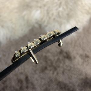 Фото Аксессуары Gucci Belt Double G Pearl Black