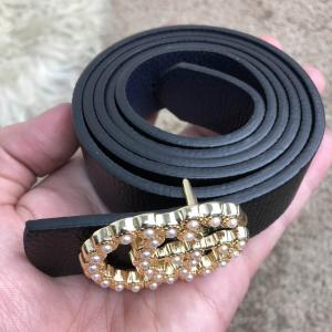 Фото Аксессуары Gucci Belt Double G Pearl Black