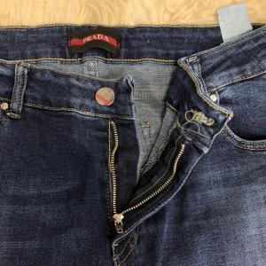Фото Одежда Prada Jeans Classic Logo Blue