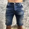 Gucci Jeans Short GG Marmont Tiger Blue