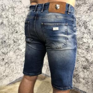 Фото Одежда Gucci Jeans Short GG Marmont Tiger Blue