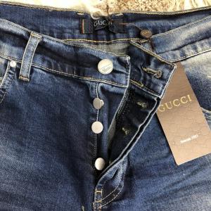 Фото Одежда Gucci Jeans Short GG Marmont Tiger Blue