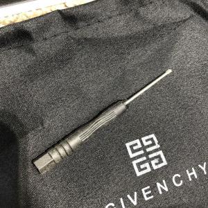 Фото Аксессуары Givenchy 4G Long Belt Gold & Silver IN G Leather Black