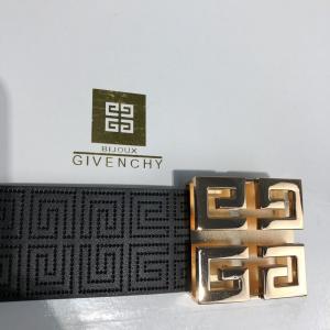 Фото Аксессуары Givenchy 4G Long Belt Gold & Silver IN G Leather Black