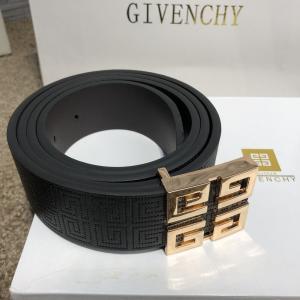 Фото Аксессуары Givenchy 4G Long Belt Gold & Silver IN G Leather Black