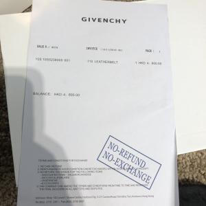 Фото Аксессуары Givenchy 4G Long Belt Gold & Silver IN G Leather Black