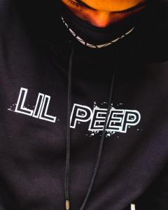 Фото Одежда Теплое худи унисекс Lil Peep Show Black
