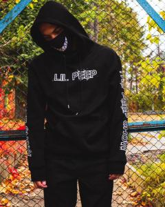 Фото Одежда Теплое худи унисекс Lil Peep Show Black