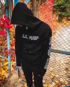 Фото Одежда Теплое худи унисекс Lil Peep Show Black