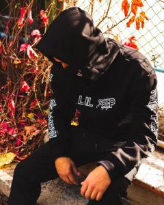 Фото Одежда Теплое худи унисекс Lil Peep Show Black