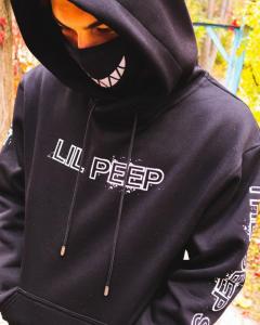 Фото Одежда Теплое худи унисекс Lil Peep Show Black
