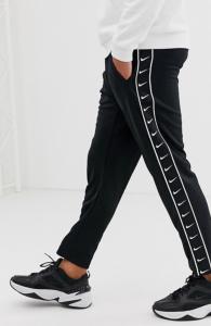 Фото Одежда Зимние штаны Nike черные с лампасом AAA+