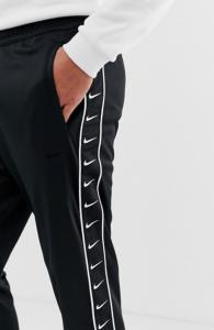 Фото Одежда Зимние штаны Nike черные с лампасом AAA+