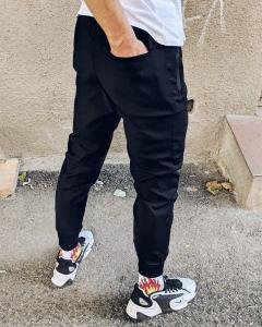 Фото Одежда Теплые брюки джоггеры мужские Пушка Огонь Zuren черные