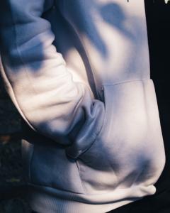 Фото Одежда Теплое худи унисекс Пушка Огонь Scratch черно-белый