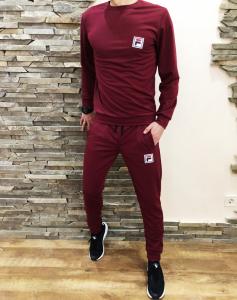 Фото Одежда Комплект Fila classic бордовый