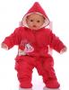 Зимний комбинезон для новорожденных Milka красный (размер 68)