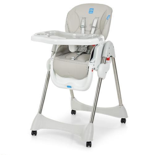 Детский стульчик для кормления Bambi M 3216-11, серый