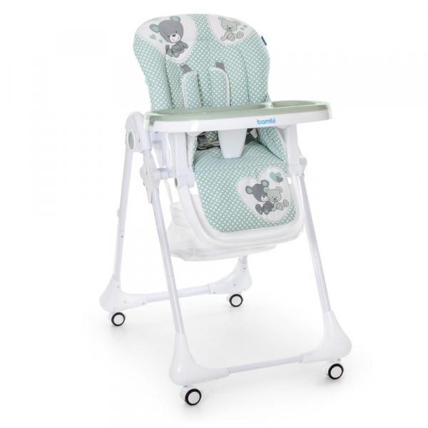 Стульчик для кормления Bambi M 3233 Teddy Sage Green