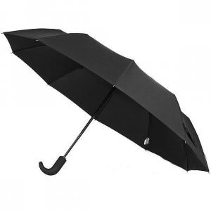 Фото  Мужской зонт Zest 10 спиц ручка-крюк полуавтомат черный