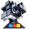  Кубик рубика Зеркальный серебряный Smart Cube SC351 3D пазлы в Украине
