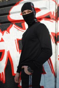 Фото Шапки, кепки Шапка чёрная с лампасом Quest Wear