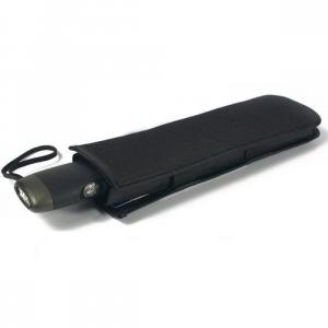 Фото  Автомобильный зонт Zest полный автомат с фонариком черный