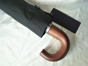 Фото  Мужской зонт Zest 10 спиц ручка-крюк черный