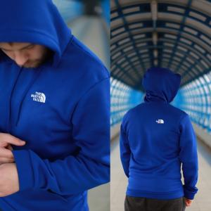 Фото Одежда Толстовка утепленная The North Face синяя
