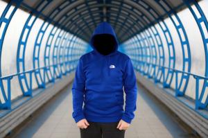 Фото Одежда Толстовка утепленная The North Face синяя