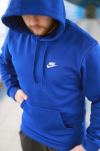 Фото Одежда Толстовка утепленная Nike синяя