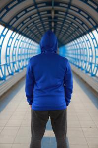 Фото Одежда Толстовка утепленная Nike синяя