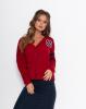 Кофты ISSA PLUS WN14-39  M бордовый